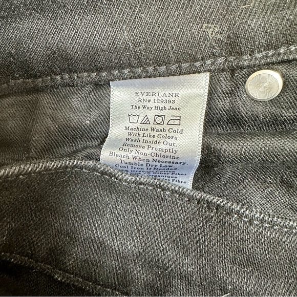 Everlane The Way High Jean Distressed Size 28 - Picture 5 of 6